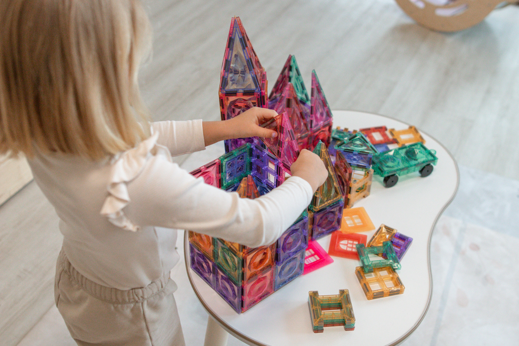 EliFix magnetne kocke za djecu - 188 dijelova u upotrebi